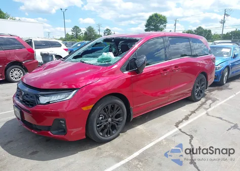 2025 Honda Odyssey Sport-L from USA, damaged, VIN 5FNRL6H71SB038036